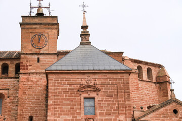 St. Andrew's church in Villanueva de Los Infantes town