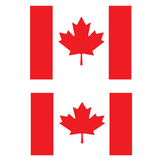 Obraz premium canadian flag set, canadian maple leaves, leaf, maple, autumn, canada, flag, 