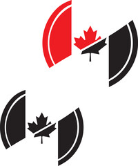 canadian flag set, canadian maple leaves, leaf, maple, autumn, canada, flag, 