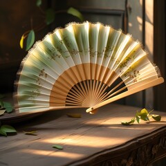 chinese fan in the night