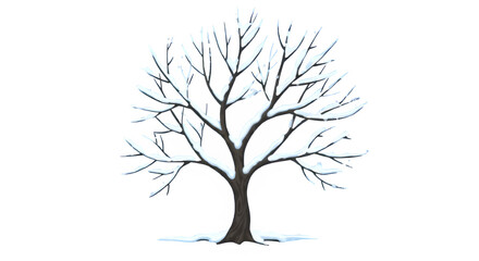 vector tree silhouette