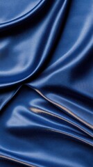 A rich midnight-blue enamel backdrop with a smooth, mirror-like polish, where gentle reflections create visual depth and a refined sense of luxury.