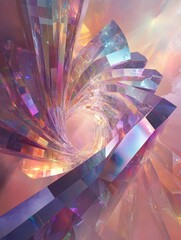 Colorful abstract digital art