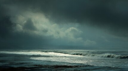 Obraz premium Stormy ocean cloudscape