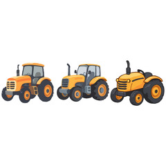 Iconical 3D Farm Tractor Set