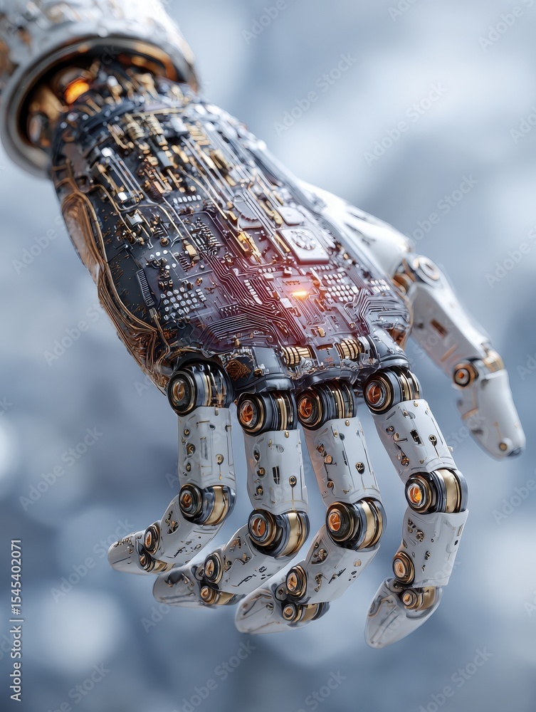 Poster artificial intelligence, knowledge expertise intelligence learn. technology and engineering. online 