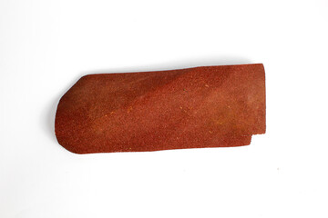 building tools rough sandpaper isolated white background