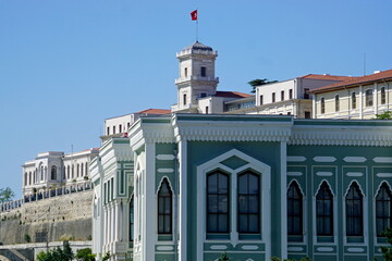 waterfront view over istanbul on a sunny day