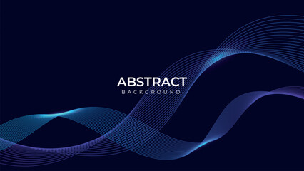 Abstract Background: A visually striking abstract composition of flowing lines and ethereal curves in hues of deep blue and violet, representing motion and energy.