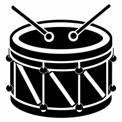 vector illustration of drum