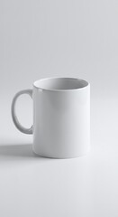 Fototapeta premium Blank White Mug Perfect for Coffee, Tea, or Hot Chocolate
