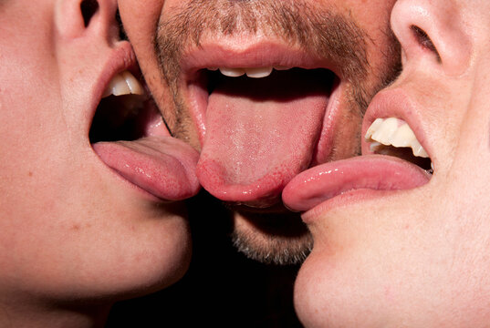 Group of People kissing