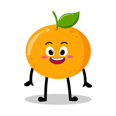 Cute Hand Drawn orange Happy