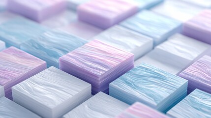 Abstract textured background with pastel colored blocks