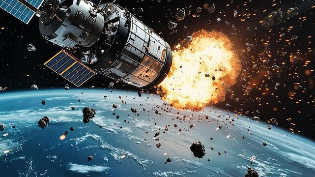 Space explosion