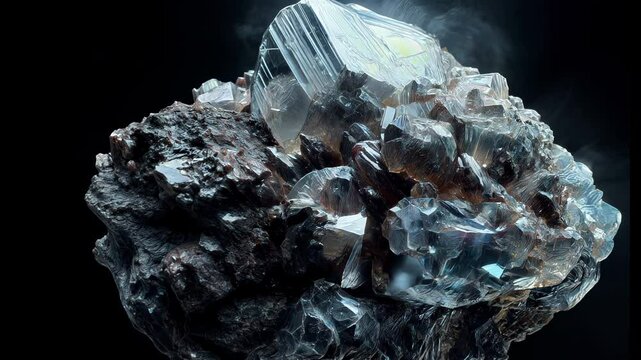 Rare Earth Elements Close-Up &ndash; Macro Video of Metallic Specimens