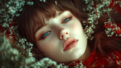 portrait of a young woman 