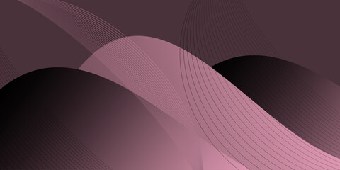 Violet background with colorful geometric line shape abstract concept. Vector illustration design