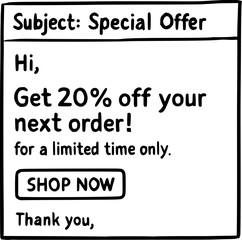 Obraz premium Ad Copy Template | Marketing Text for Ads & Promos