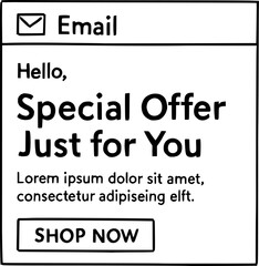 Obraz premium Ad Copy Template | Marketing Text for Ads & Promos