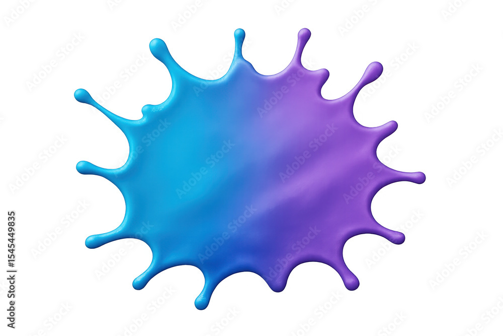Poster vivid paint droplets splattering, forming dynamic abstract patterns against transparent background