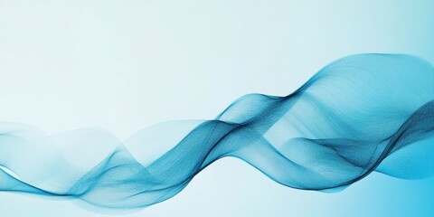 An Abstract Background Featuring Soft Blue Waves Ideal for Various Creative Uses and Projects