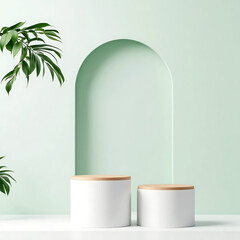 Podium product stage background