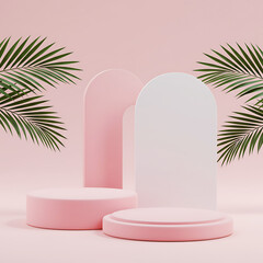 Podium product stage background