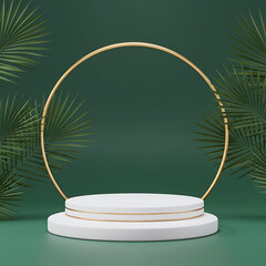 Podium product stage background