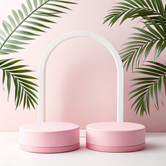 Podium product stage background