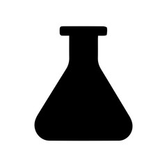 erlenmeyer flask glyph icon