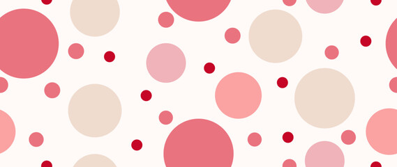 Vector flat background. Minimalist trendy abstract polka dot pattern. Perfect for screensaver, poster, card, invitation or home decor.
