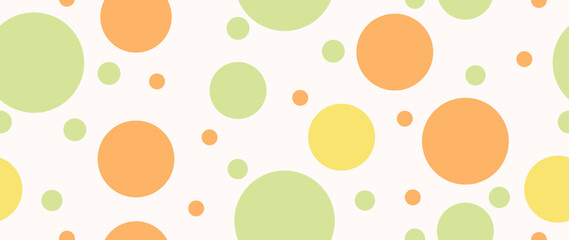 Vector flat background. Minimalist trendy abstract polka dot pattern. Perfect for screensaver, poster, card, invitation or home decor.