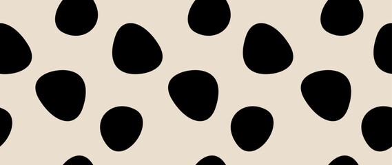 Vector flat background. Minimalist trendy abstract polka dot pattern. Perfect for screensaver, poster, card, invitation or home decor.