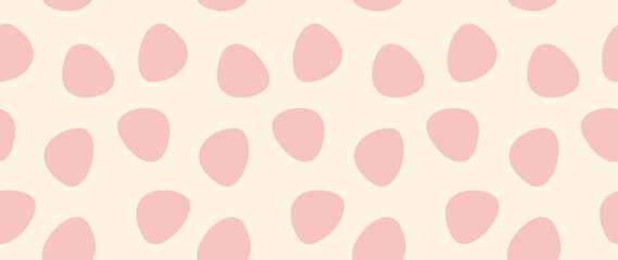 Vector flat background. Minimalist trendy abstract polka dot pattern. Perfect for screensaver, poster, card, invitation or home decor.