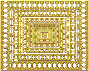 seamless arabic pattern, 3D Wall-Art Design