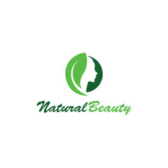 Natural Beauty Logo Design Simple