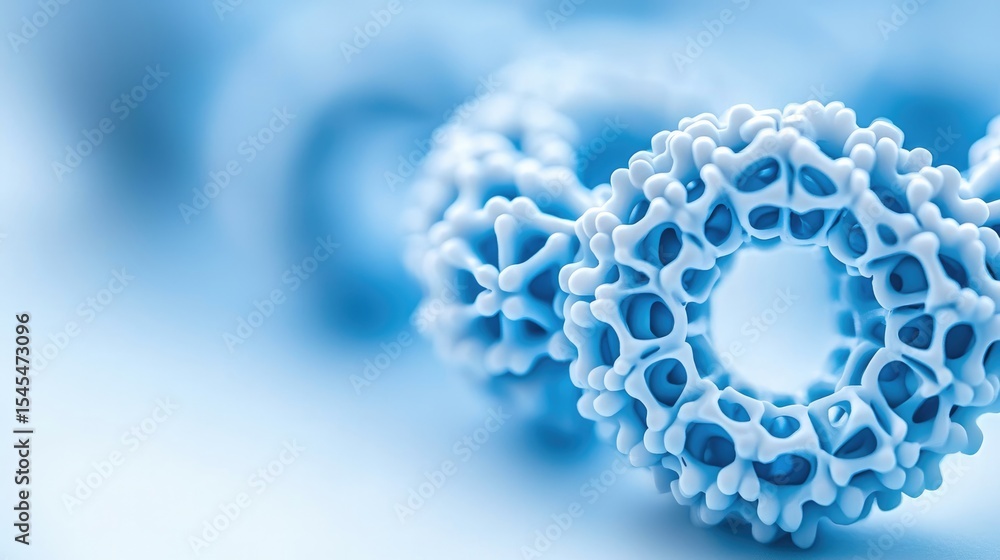 Poster exploring molecular structures science lab high-resolution image close-up view advanced research con