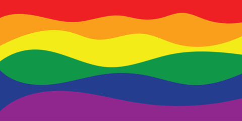 Background with abstract colorful waves.Colorful or rainbow background.Rainbow flag,LGBT pride flag or gay pride flag