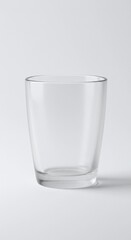 Empty Glass, Clear Drinking Glass, Transparent Tumbler, Mockup, Beverage Glass