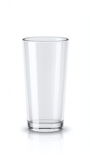 Clear Glass, Empty Drinking Glass, Transparent Tumbler, Beverage Glassware, Crystal Glass
