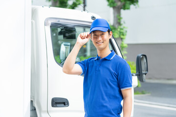 ドライバーの若い男性