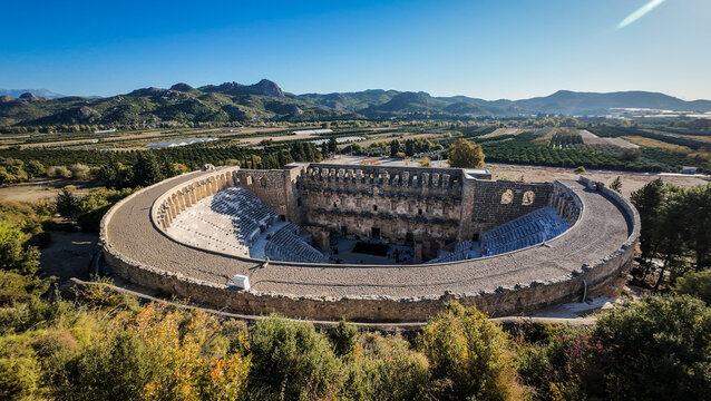 The ruins of Aspendos in Turkey