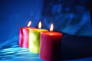 Three Burning Candles