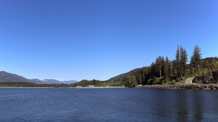 Sleepy scenery of Canadian Pacific islands