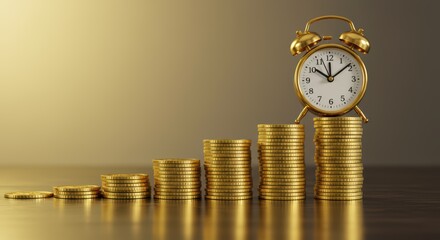 Time Management and the Accumulation of Wealth Concept Time is Money Analogy