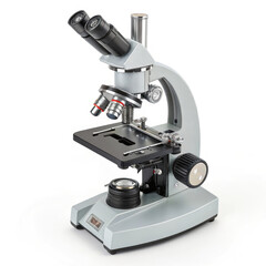 Fototapeta premium microscope on white background