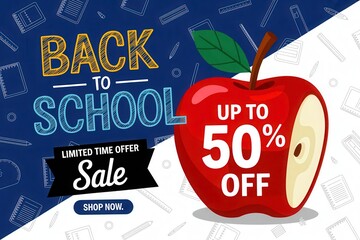 Back to School sale with up to 50% off.