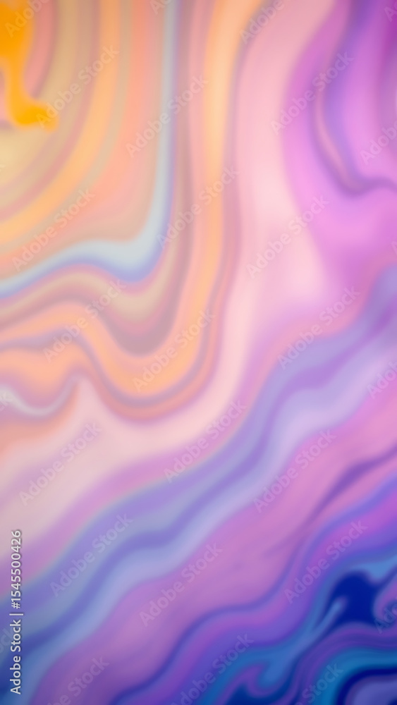 Poster abstract colorful fluid wave pattern background vertical