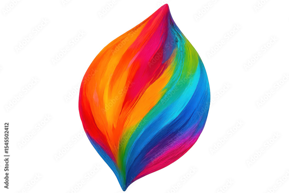 Poster multicolored swirling pattern generating dynamic abstract graphic, transparent background providing 
